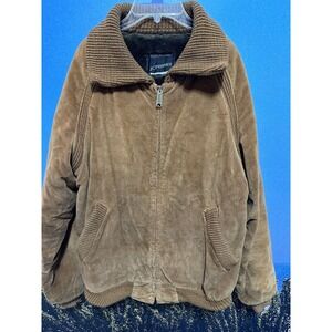 Vintage 70s Corduroy Fleece Lined‎  Jacket JC PENNY  Talon Zipper